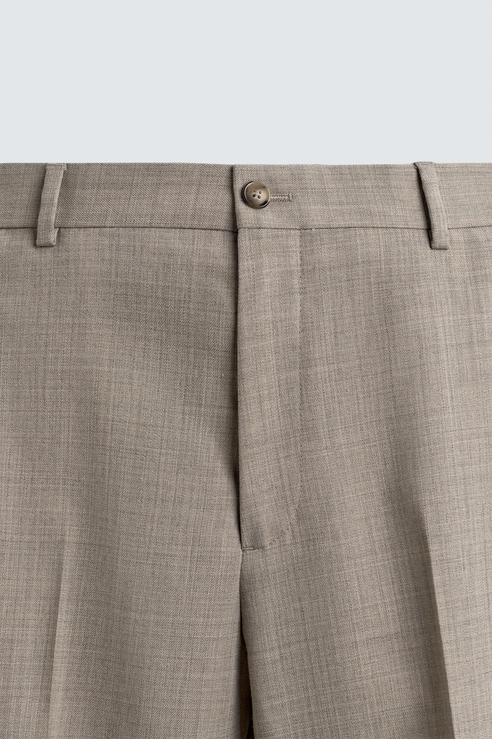 WOOL BLEND COMFORT SUIT PANTS